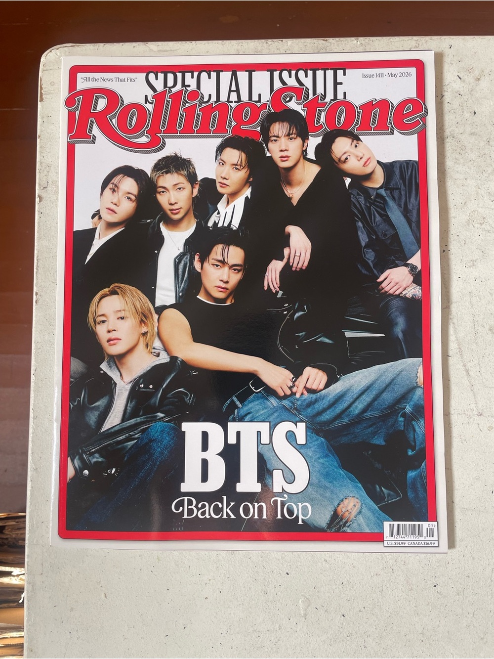 Rolling Stone Special Issue - BTS Back on Top (Red/White)
